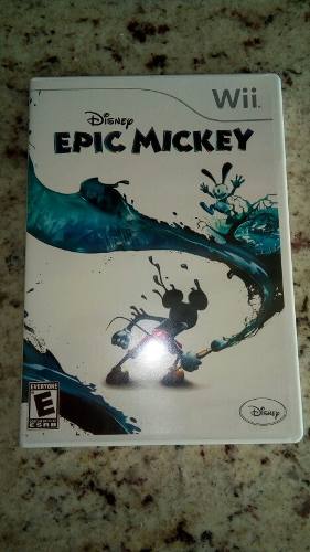 Juego Wii Epic Mickey Como Nuevo (actualiza El Wii Al 4.3)