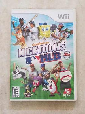 Nicktoons Mlb Original Wii Beisbol Deportes Usado