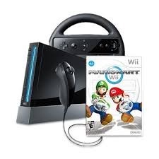 Nintendo Wii Chipiado Negro Edicion Mario Kart