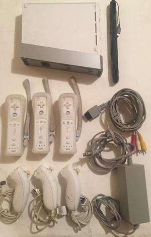 Nintendo Wii + Chipv + 3 Control + 4 Juegos (venta O Cambio)