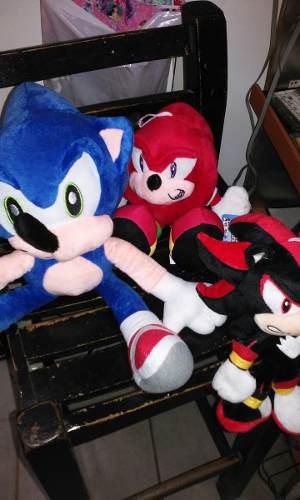 Sonic-snukles-shadow Los 3 Peluches Juntos No Por Separado