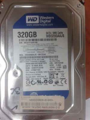 Disco Duro Western Digital Pull 320gb Sata 08 Mb