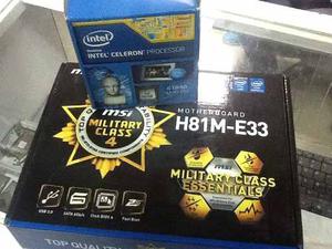 Tarjeta Madre Ddr3 + Procesador Combo Aprovecha