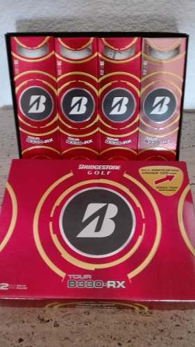 Caja 12 Pelotas Golf Bridgestone Tour B330 Rx 300 Nuevas