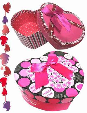 Cajas De Regalo Corazon Set X 3