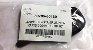 Llave Toyota 4runner Yariz 
