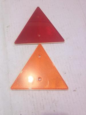 Triangulo Reflectivo Ambar - Rojo