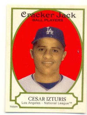 Barajita Cesar Izturis Dodgers Topps Mini 