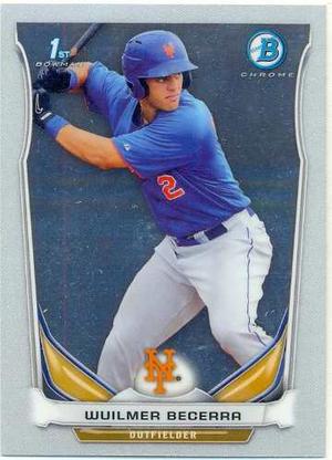 Barajita Wuilmer Becerra Mets Bowman Chrome  # Bcp96