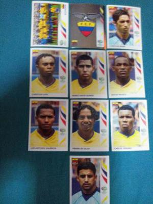 Barajitas Set De Equipo Ecuadorl Mundial 