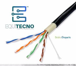 Cable De Red Utp Cat-5e Internet Cctv Intemperie