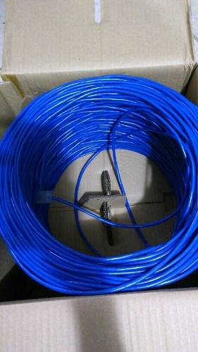 Cable Red Utp Cat5 X Metros 70%cobre Azul