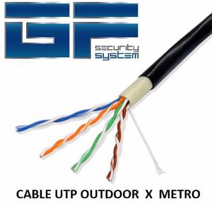 Cable Utp Cat 5e Outdoor Por Metros Marca Wireplus+