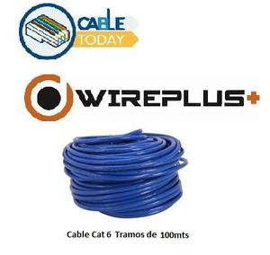 Cable Utp Cat  Mts Ideal Cctv Y Redes Wireplus+