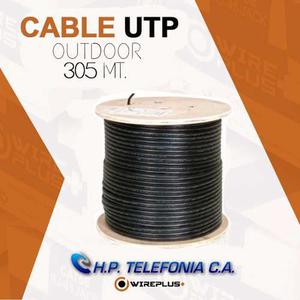 Cable Utp Outdoor Cat 5e 305 Mts Wireplus