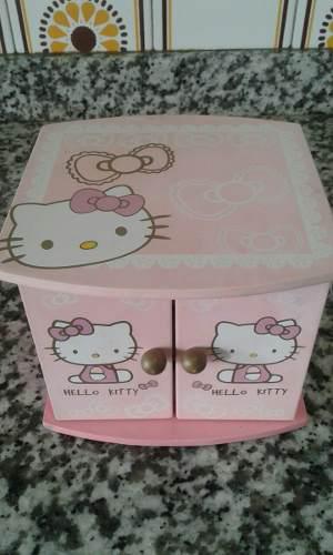 Caja Para Guardar Bisutería Hello Kitti