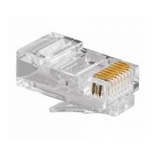 Conector De Red Rj45 Utp Cat 5e Redes Camaras Por Unidad