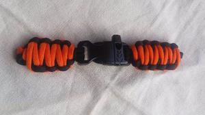 Correa Para Reloj Paracord Supervivencia Con Broche Silbato