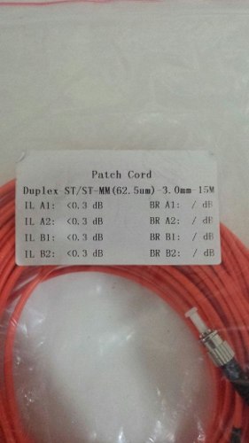 Fibra Óptica Patch Cord Duplex
