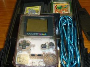 Game Boy Color Con Estuche Y 3 Juegos Originales Caracas