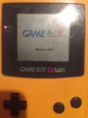 Gameboy Color Amarillo + 3 Juegos