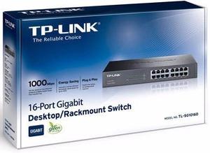 Switch Tp-link 16puertos Basetl-sgd Rackeable