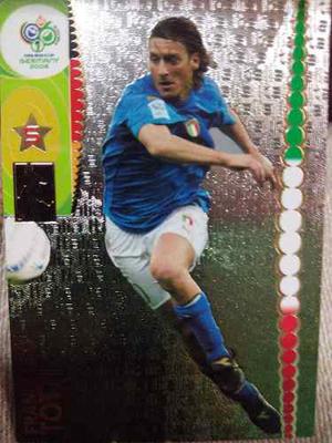 Tarjeta Francesco Totti Italia Trading Cards Alemania 