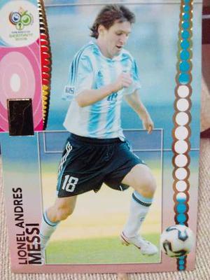 Tarjeta Leonel Messi Argentina Trading Cards Alemania 