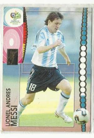 Tarjeta Lionel Messi Trading Cards Alemania 
