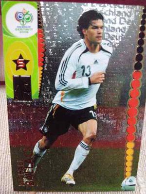 Tarjeta Michael Ballack Trading Cards Panini Alemania 