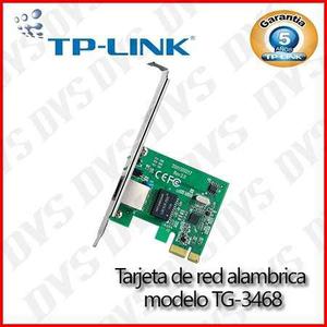 Tarjeta Red Pci Express Tp-link Tg- Gigabit 32-bit