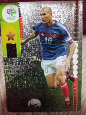 Tarjeta Zinedine Zidane Francia Trading Cards Alemania 