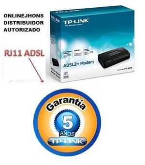 Tp-link Modem Adsl2+modem Td- Banda Ancha Internet Rj-45