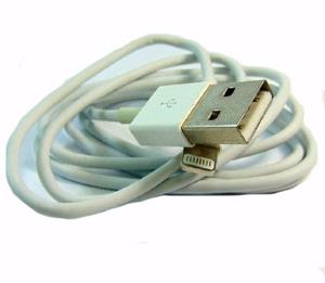 Cable Usb Iphone 5 Y 6 Blanco 1.5mts