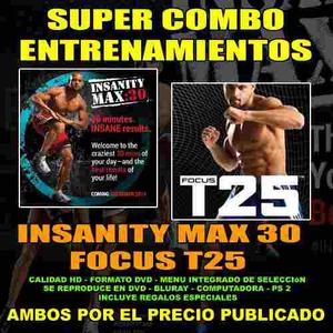 Insanity Combo Focus T25 Insanity Max 30 + Regalos
