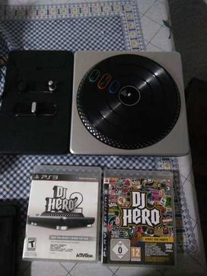 Ps3 Playstation 3juegos Dj Hero+dj Hero2+2denoms Oferta