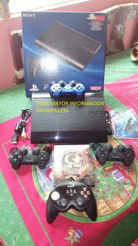 Ps3 Ultra Slim 4 Controles 66 Juegos Digitales 12 Físicos