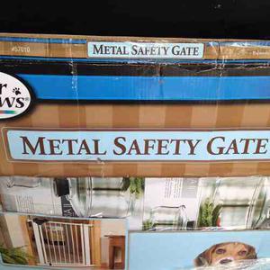 Puerta De Seguridad Para Bebes, Niños, Perros De Metal.