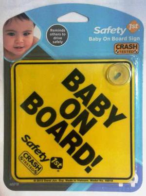 Señal De Seguridad Bebé A Bordo (baby On Board) Safety 1st