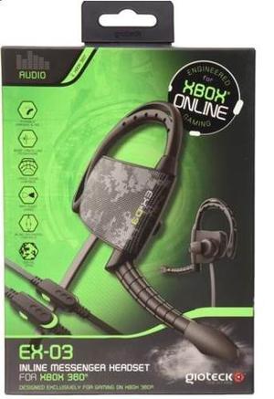 Audifonos Para Xbox 360 Ex-03 Originales Y Sellados