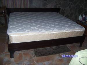 Cama Matrimonial De Madera