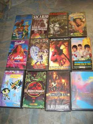 Remato Lote Completo De Peliculas De Vhs