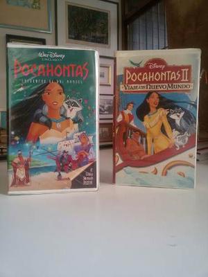 Vhs Películas Disney Originales: Pocahontas Vol 1 - Vol 2