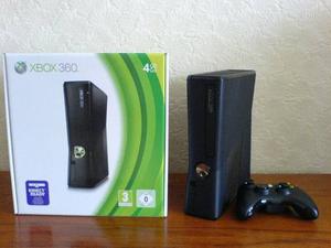 Xbox 360 Slim 4gb + 1control+4 Juegos De Disco