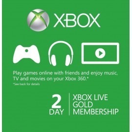 Xbox Live Gold Código Valido Por 2 Días De Juego Continuo