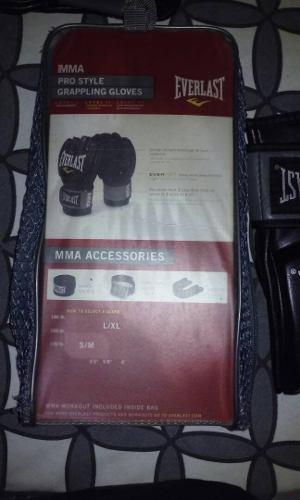 Guantes Mma Everlast Talla S/m Color Negro