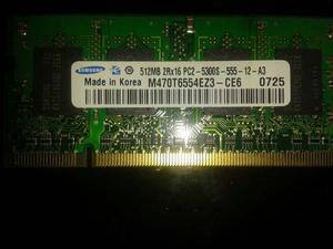 Memoria Ram Para Laptos 512mb Ddr2