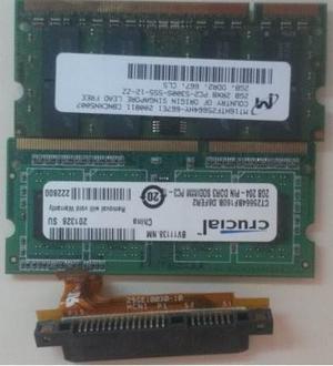 Memorias Ram Ddr2 Y Ddr3 De 2gb Cada Una