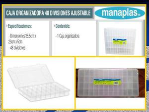 Caja Organizadora 24 Divisiones Manaplas  Cm