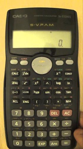 Calculadora Científica Casio Negro Fx-570ms Oferta